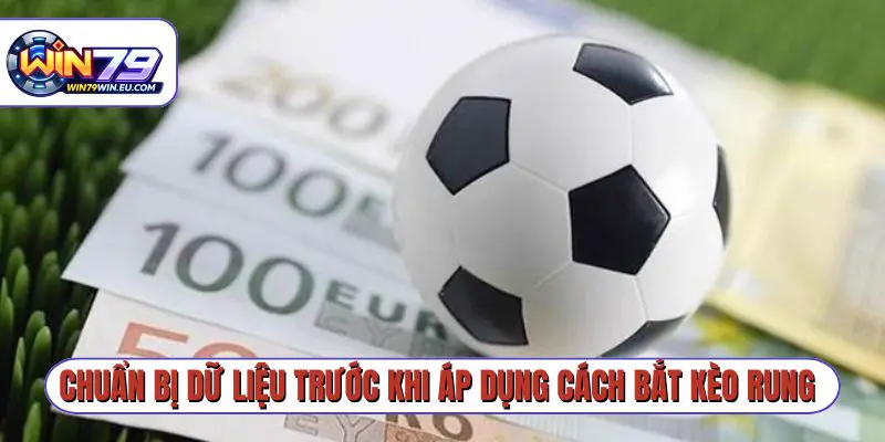 Chuẩn bị dữ liệu trước khi áp dụng cách bắt kèo rung