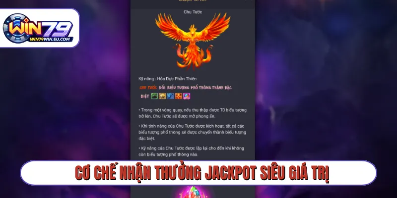 Cơ chế nhận thưởng jackpot siêu giá trị