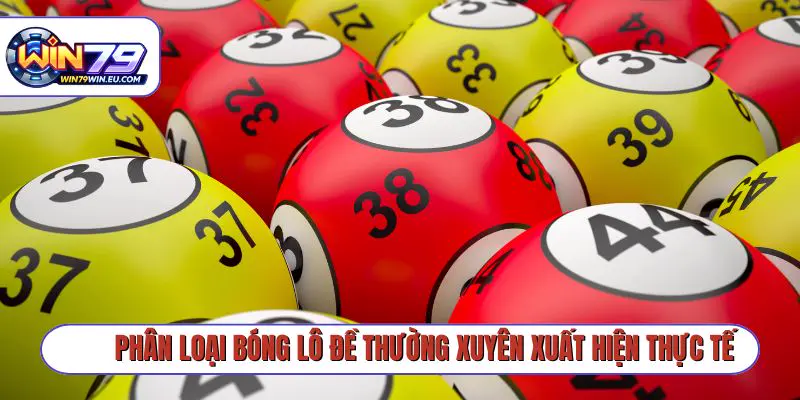 Phân loại bóng lô đề thường xuyên xuất hiện thực tế