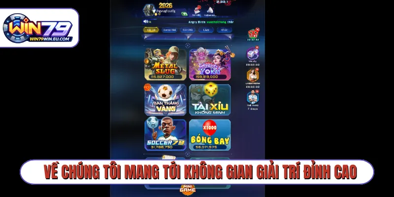 Về chúng tôi mang tới không gian giải trí đỉnh cao